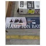 Hampton Bay 3 Light Vanity Fixture