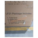 Toilet tank, toilet seat, water tank