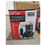 Everbilt 1/3 HP Professional Sump Pump