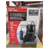 Everbilt 3/4 HP Professional Sump Pump