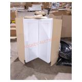 Lazy Susan Corner Base Cabinet, has Damage Lazy Susan Corner Base Cabinet, has Damage