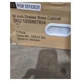 30" Drawer Base Cabinet 30" Drawer Base Cabinet