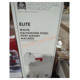 Architectural mailboxes white medium box Architectural mailboxes white medium box