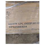 Adair 6 Pc Deep Seating Ratan Set Adair 6 Pc Deep Seating Ratan Set