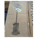 Heat focusing outdoor gas heater Heat focusing outdoor gas heater