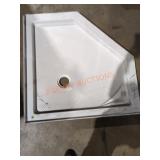 Fiberglass Corner Shower Floor Fiberglass Corner Shower Floor