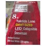 8 ft LED Collapsible Snowman 8 ft LED Collapsible Snowman