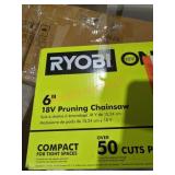 Ryobi One + 18v Pruning Saw Ryobi One + 18v Pruning Saw