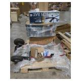 Skid Patio Bar Chairs, 26" Fire Pit, 52" Ceiling Skid Patio Bar Chairs, 26" Fire Pit, 52" Ceiling