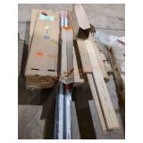 Skid Assorted Flooring, Husky 84" Metal Tracks, Skid Assorted Flooring, Husky 84" Metal Tracks,