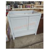 36" x 22" x 35" gray bathroom vanity base 36" x 22" x 35" gray bathroom vanity base