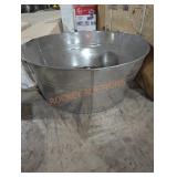 Gray wide bucket Gray wide bucket