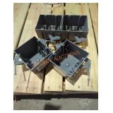 4 gray 2 gang switch boxes 4 gray 2 gang switch boxes