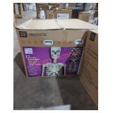 12 ft Skelly with life eyes lcd eyes 12 ft Skelly with life eyes lcd eyes