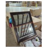 18" x 24" Brown frame mirror 18" x 24" Brown frame mirror
