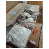 Box lot of lights and household items Box lot of lights and household items