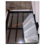 Black Wall Mirror, 40" x 47" Black Wall Mirror, 40" x 47"