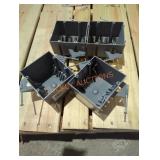 4 gray 2 gang switch boxes 4 gray 2 gang switch boxes