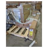 Bath Vanity Mirror, Assorted Floor & Wall Tiles, Bath Vanity Mirror, Assorted Floor & Wall Tiles,
