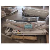 Rugs, Runners, 60" Shower Base, Artika Lamp Lot Rugs, Runners, 60" Shower Base, Artika Lamp Lot