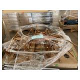 6 Dining Chairs, Ironing Board, Door 6 Dining Chairs, Ironing Board, Door