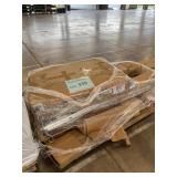Loveseat and Table, Metalux Light, Dining Table Loveseat and Table, Metalux Light, Dining Table