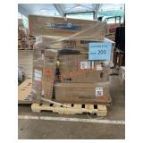 Sofa, Sink Base, Beach Chair, Toilet Pallet Lot Sofa, Sink Base, Beach Chair, Toilet Pallet Lot
