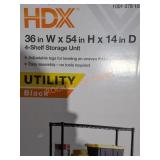4 Shelf Storage Unit Assembly Required