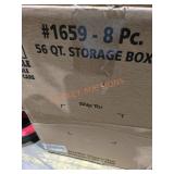 56 Qt Plastic Storage Totes