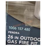26" Outdoor Gas Fire Pit
