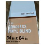 34"x64" Vinyl Blinds