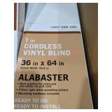 36"x64" Vinyl Blind Qty 6