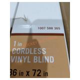 36"x72" Vinyl Blinds