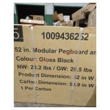 52" Pegboard & Shelf Assembly Required