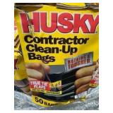 1 Box Husky 50 count 42 Gal Contractor Bags