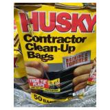 1 Box Husky 50 count 42 Gal Contractor Bags