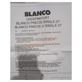 Blanco Undermount Sink DAMAGED