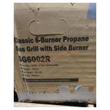 6 Burner Propane Gas Grill W Side Burner