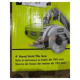 Ryobi 4" Hand Held Tile Saw