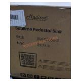 Swiss Madison Pedestal Sink!UNOPENED BY ROCKEY