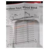 42" Cordless Faux Wood Blind