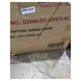 Dining Chair Gray Assembly Required