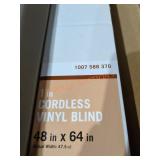 48"x64" Vinyl Blinds Qty 4