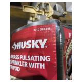 Husky Brass Pulsating Sprinkler W Tripod