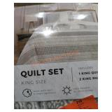 3 Pc Quilt Set King