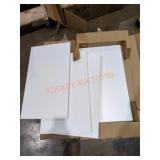 4 White Boards For Shelves