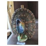 Vintage Peacock Decanter Bottle Vintage Peacock Decanter Bottle