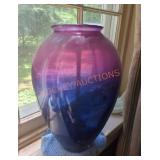 Purple & Blue Glass Vase Purple & Blue Glass Vase