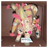 Vintage Elephant Folk Art Decor Vintage Elephant Folk Art Decor