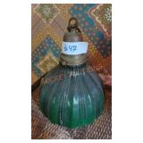 Vintage Hanging Green Lamp Vintage Hanging Green Lamp
